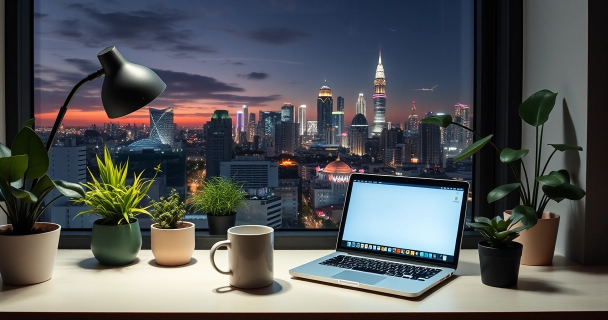 Modern home office setup sa Pilipinas