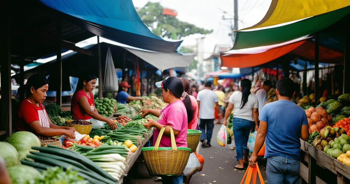 Mga Pilipinong manggagawa at mamamalik sa palengke sa gitna ng mabagal na paglago ng ekonomiya