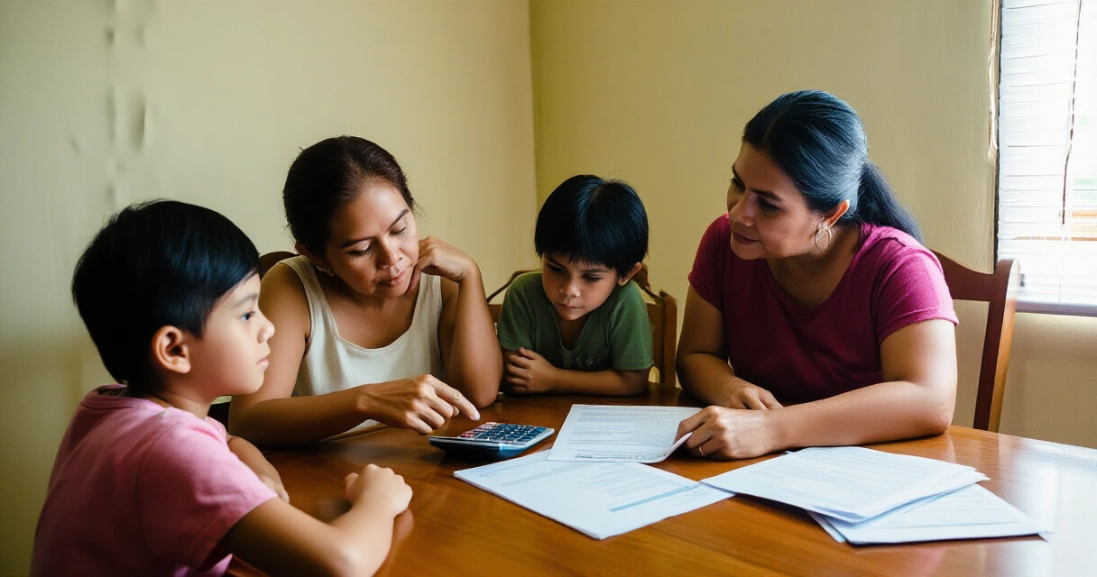 Pamilyang Pilipino nagdedesisyon tungkol sa insurance para sa kanilang kinabukasan