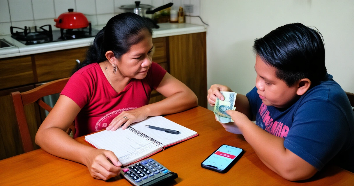 Pilipinong pamilya nagpaplano ng pag-iimpok gamit ang bangko at digital wallet