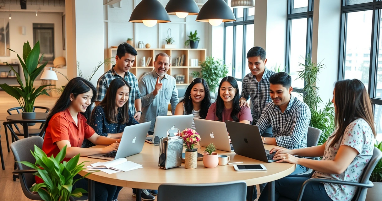 Filipino freelancers sa co-working space