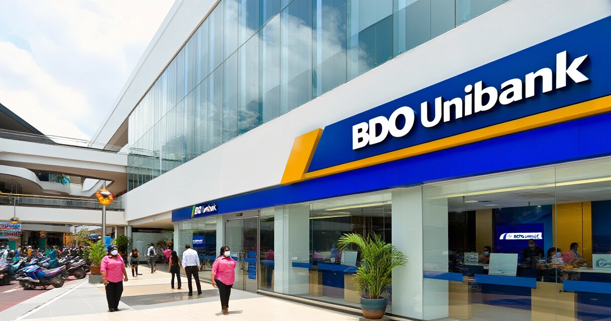 BDO Unibank branch sa loob ng mall sa Pilipinas